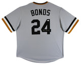 Pirates Barry Bonds Authentic Signed Grey Nike Cooperstown Collection Jersey JSA