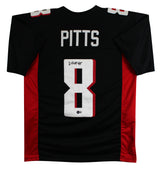 Kyle Pitts Authentic Signed Black Pro Style Jersey Autographed BAS Wit #WL84248