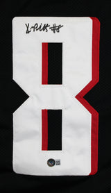 Kyle Pitts Authentic Signed Black Pro Style Jersey Autographed BAS Wit #WL84248