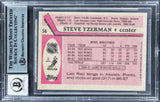 Red Wings Steve Yzerman Signed 1987 Topps #56 Card Auto 10! BAS Slabbed