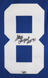 Seahawks Steve Largent "HOF 95" Signed Blue TB M&N Jersey Fanatics #A901160