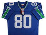 Seahawks Steve Largent "HOF 95" Signed Blue TB M&N Jersey Fanatics #A901160