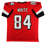 Roddy White Authentic Signed Red Pro Style Jersey Autographed BAS Witnessed