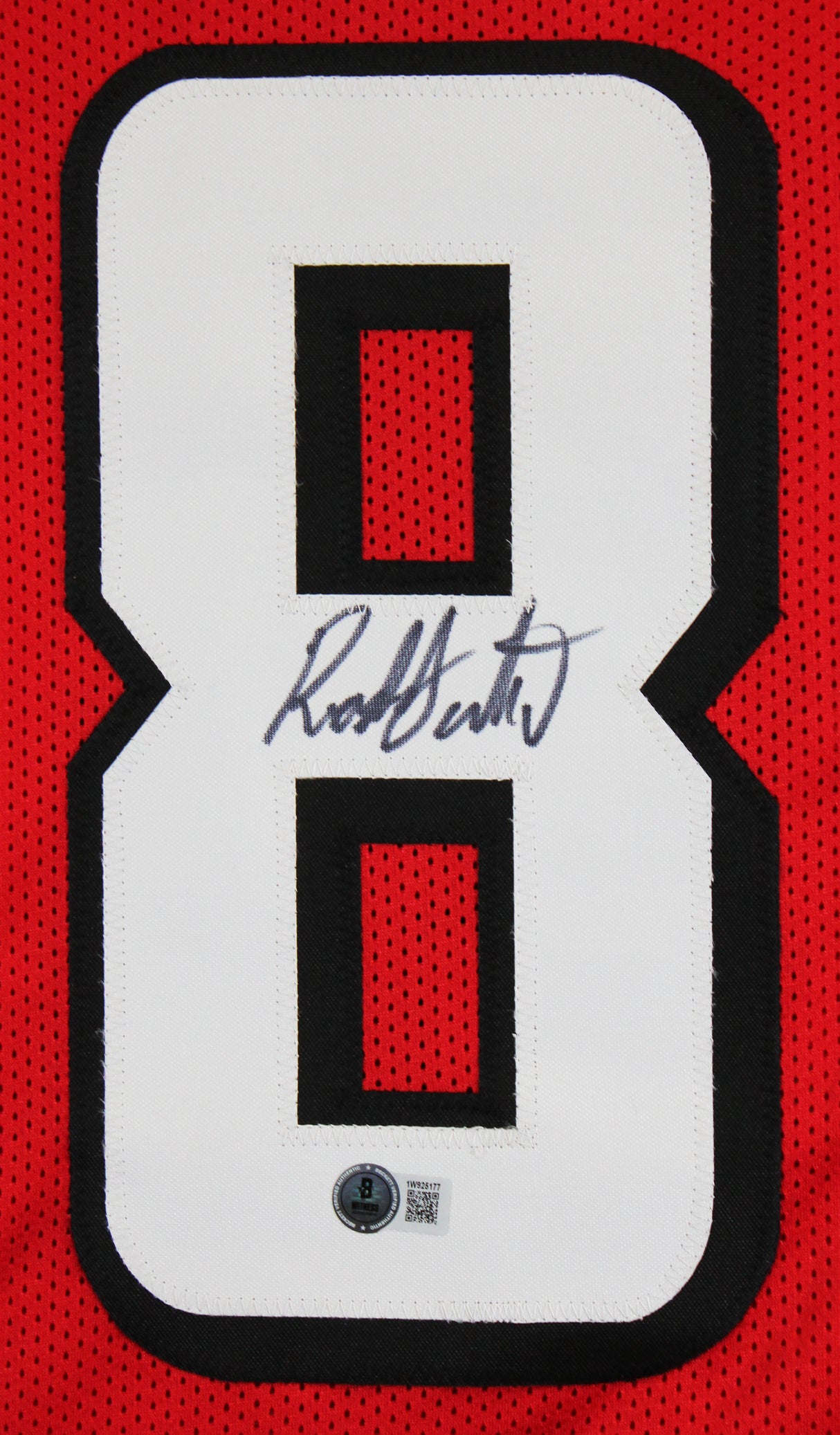 Roddy White Authentic Signed Red Pro Style Jersey Autographed BAS Witnessed