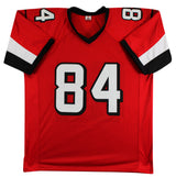Roddy White Authentic Signed Red Pro Style Jersey Autographed BAS Witnessed