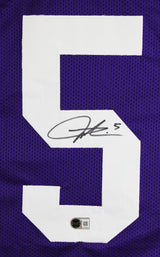 TCU LaDainian Tomlinson Authentic Signed Purple Pro Style Jersey Autographed BAS