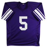 TCU LaDainian Tomlinson Authentic Signed Purple Pro Style Jersey Autographed BAS
