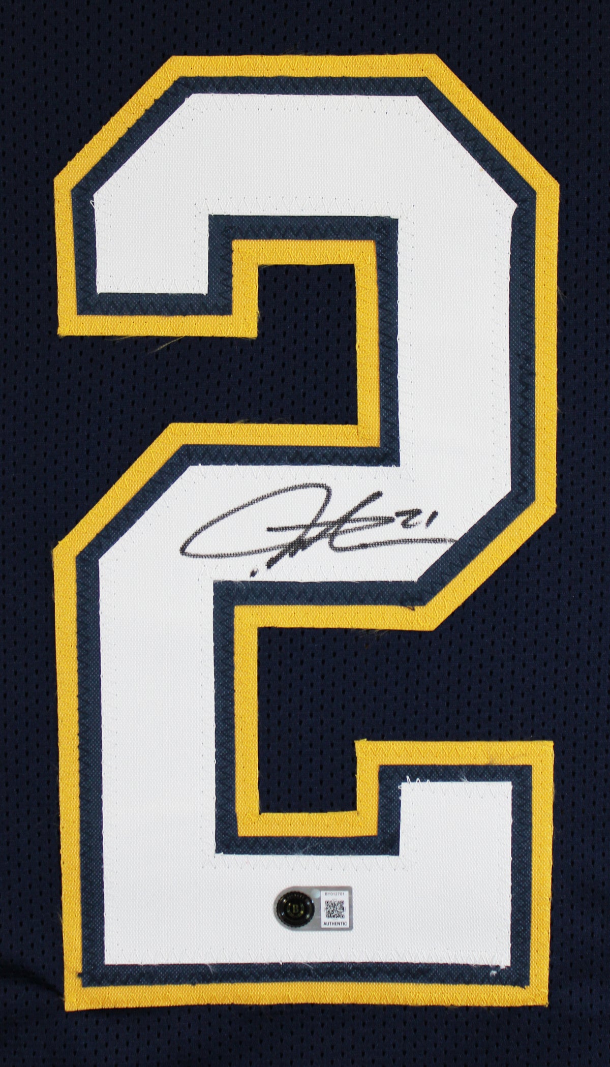 LaDainian Tomlinson Authentic Signed Navy Pro Style Jersey Autographed BAS