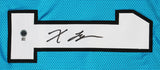 Xavier Legette Authentic Signed Blue Pro Style Jersey BAS Witnessed #2W501126