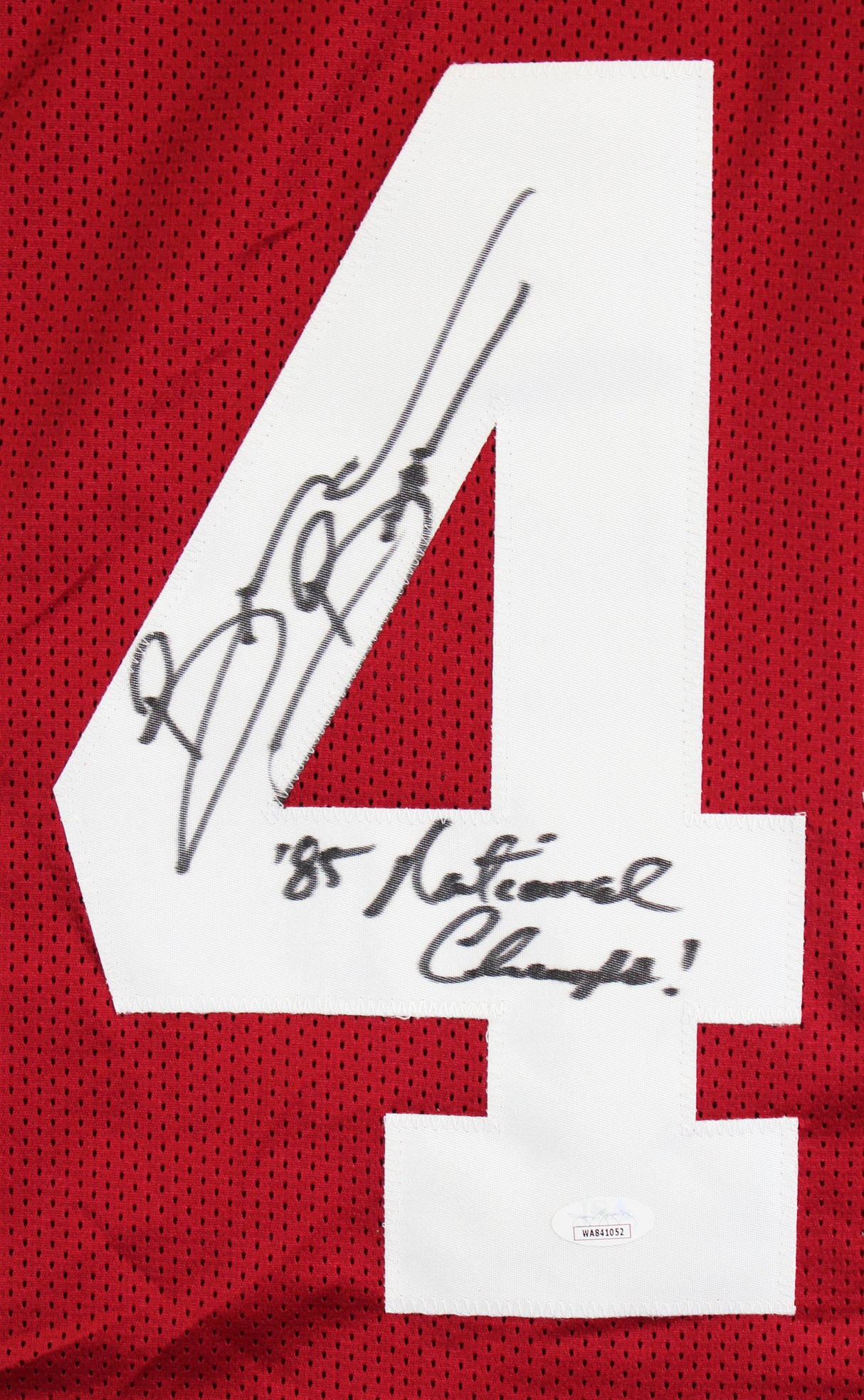 OU Brian Bosworth "85 Nat'l Champs" Signed Maroon Pro Style Jersey JSA #WA841052