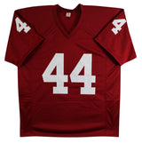 OU Brian Bosworth "85 Nat'l Champs" Signed Maroon Pro Style Jersey JSA #WA841052