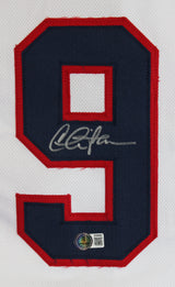Charlie Sheen Major League Authentic Signed White Pro Style Jersey BAS #BT89966