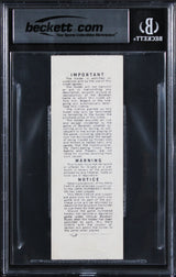 Reds Johnny Bench "76 WS MVP" Signed 1976 WS Game 3 Ticket Stub Auto 10 BAS Slab