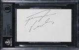 Jennifer Beals Flashdance Authentic Signed 3x5 Index Card Auto 10! BAS Slabbed
