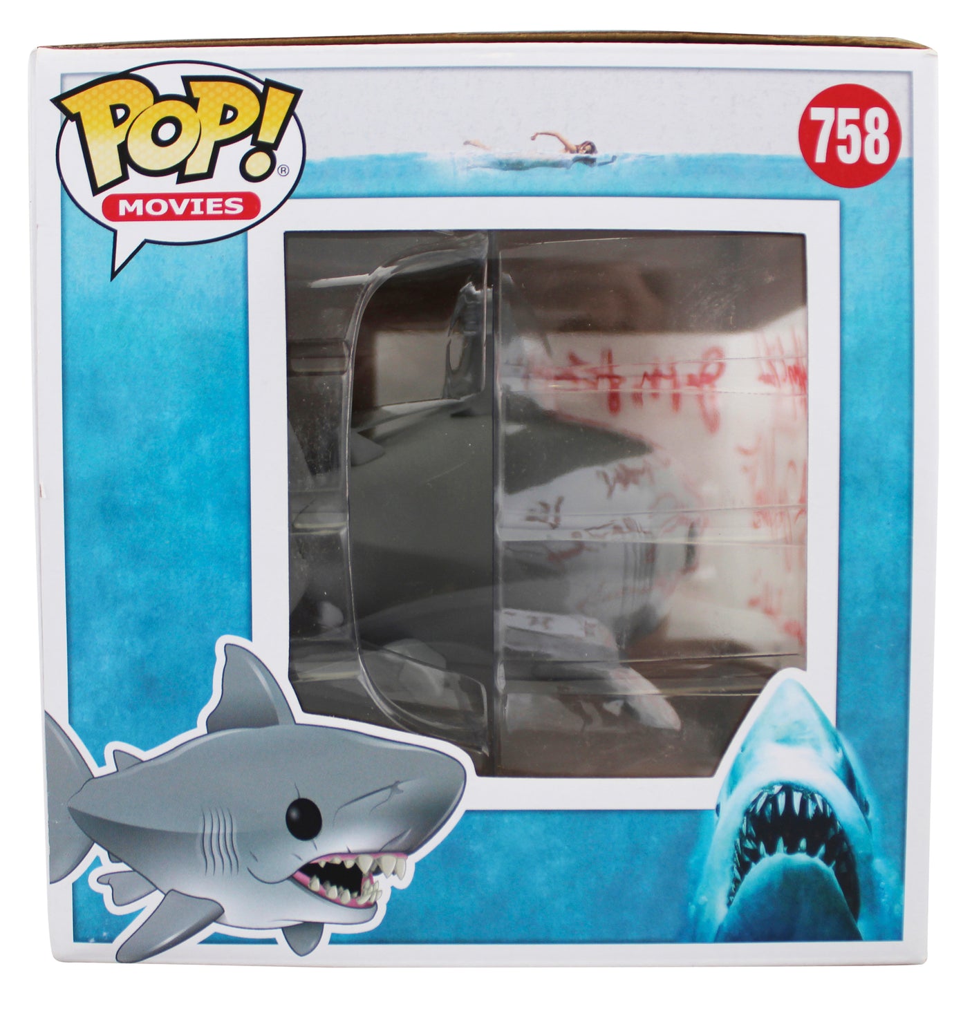 Jaws (8) Gottlieb Backlinie Vorhees +5 Signed #758 Funko Pop Figure BAS #AE13945