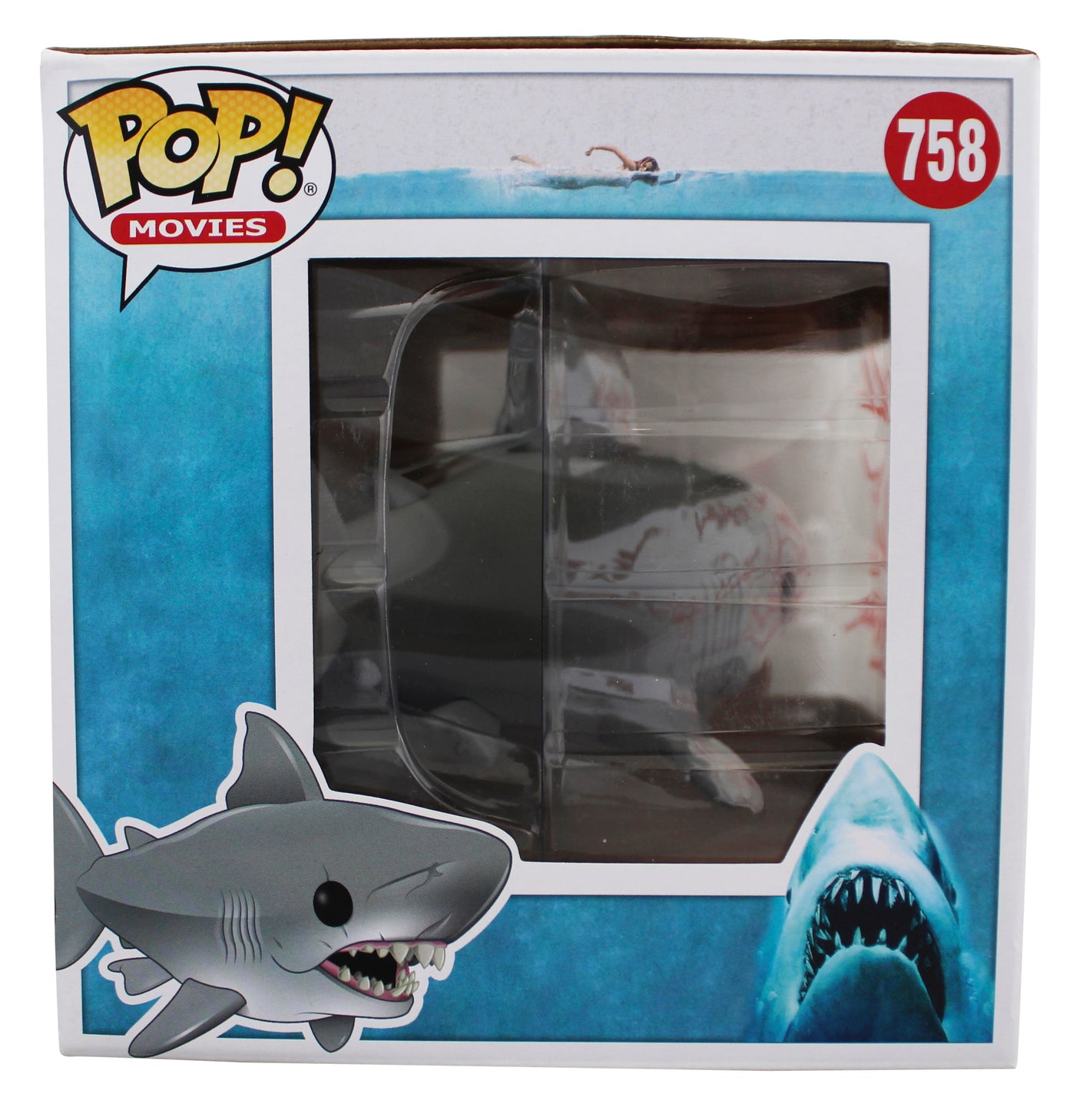 Jaws (8) Gottlieb Backlinie Vorhees +5 Signed #758 Funko Pop Figure BAS #AE13943