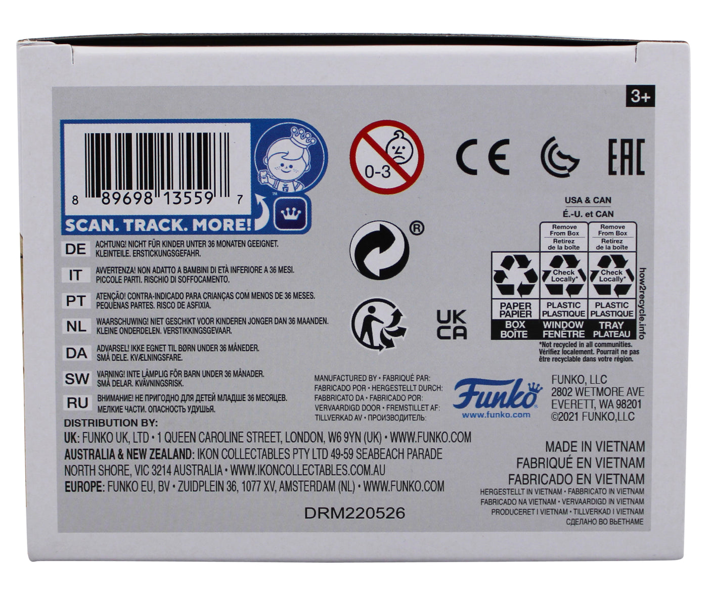 Andy Serkis Lord of the Rings Signed Gollum #532 Funko Pop Vinyl Figure BAS 3