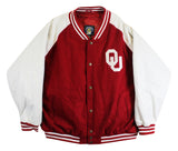 OU Barry Switzer "Boomer Sooner" Signed Maroon Jacket BAS Witnessed #2W088661