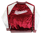 Oklahoma Barry Switzer Signed Maroon NCAA Windbreaker BAS Witnessed #2W088659