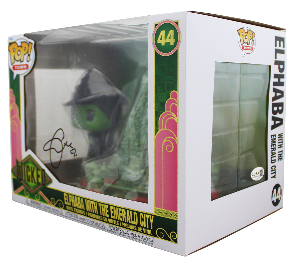 Cynthia Erivo Wicked Signed Elphaba #44 Large Funko Pop Figure JSA #CJ17237