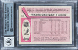 Oilers Wayne Gretzky Authentic Signed 1987 Topps #53 Card Auto 10! BAS Slabbed