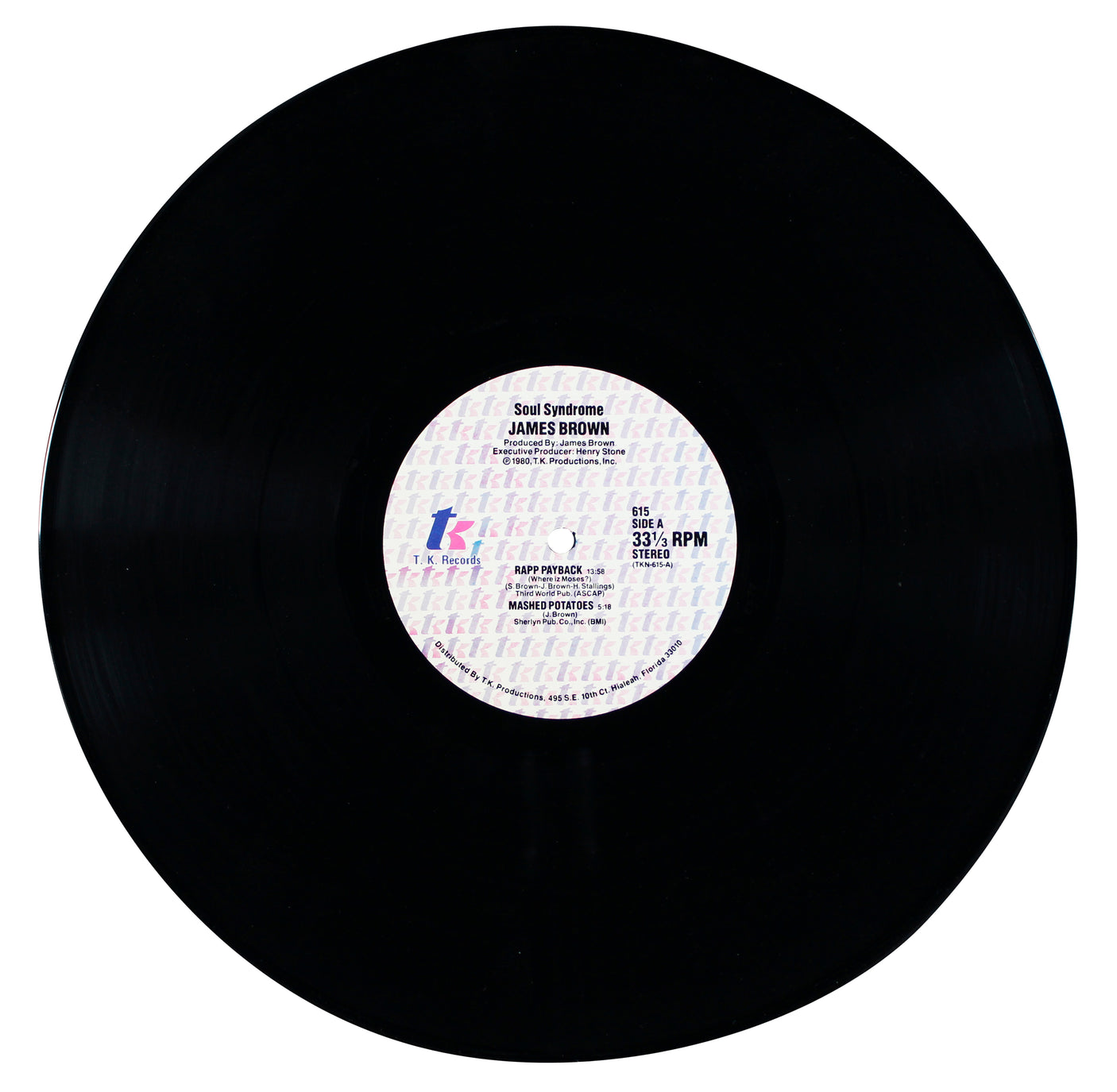 James Brown "My Best, I feel Good" Signed Soul Syndrome Album Cover BAS #AE02904