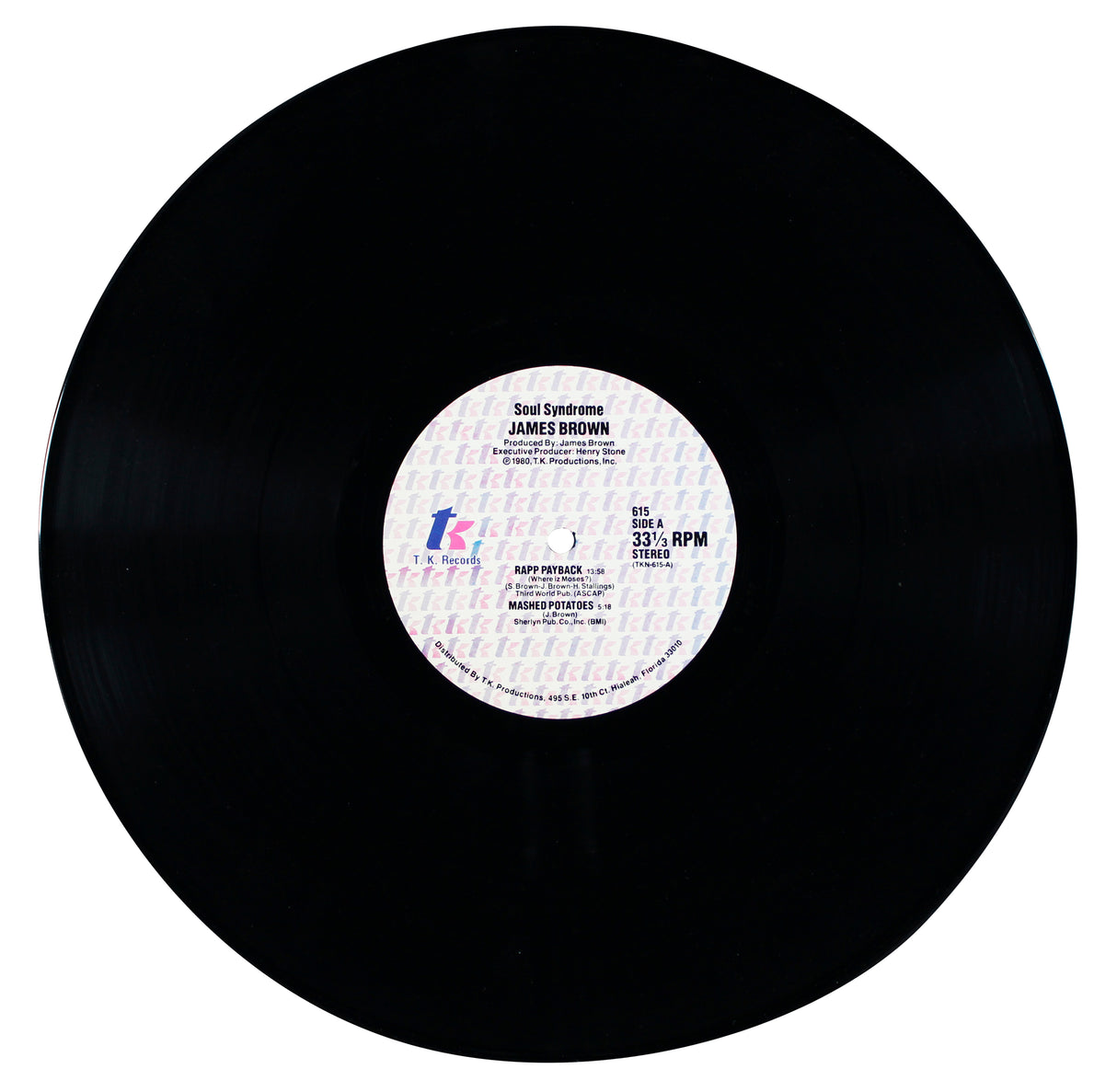 James Brown "My Best, I feel Good" Signed Soul Syndrome Album Cover BAS #AE02904