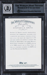 Stephen A. Smith Signed 2017 Topps Allen & Ginter #299 Card Auto 10! BAS Slabbed