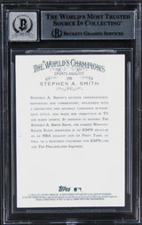 Stephen A. Smith Signed 2017 Topps Allen & Ginter #299 Card Auto 10! BAS Slabbed