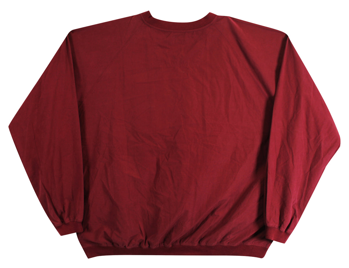 OU Barry Switzer & Bob Stoops Signed Maroon Windbreaker BAS Witnessed #2W701844