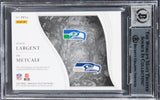 Metcalf & Largent Signed 2020 Immaculate Collection #14 Card Auto 10 BAS Slabbed