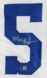 Thomas "Hollywood" Henderson Signed White Pro Style Jersey BAS Witness #3W292167