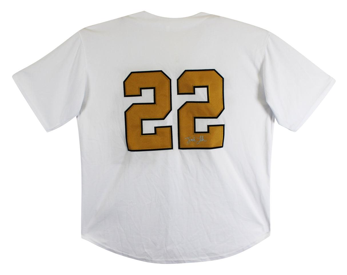 Vanderbilt Jack Leiter Authentic Signed White Nike Jersey BAS #BD27077