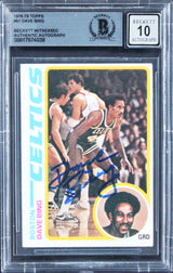 Celtics Dave Bing Authentic Signed 1978 Topps #61 Card Auto 10! BAS Slabbed