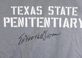 Ed Too Tall Jones Signed Necessary Roughness Texas State Penitentiary Jersey BAS