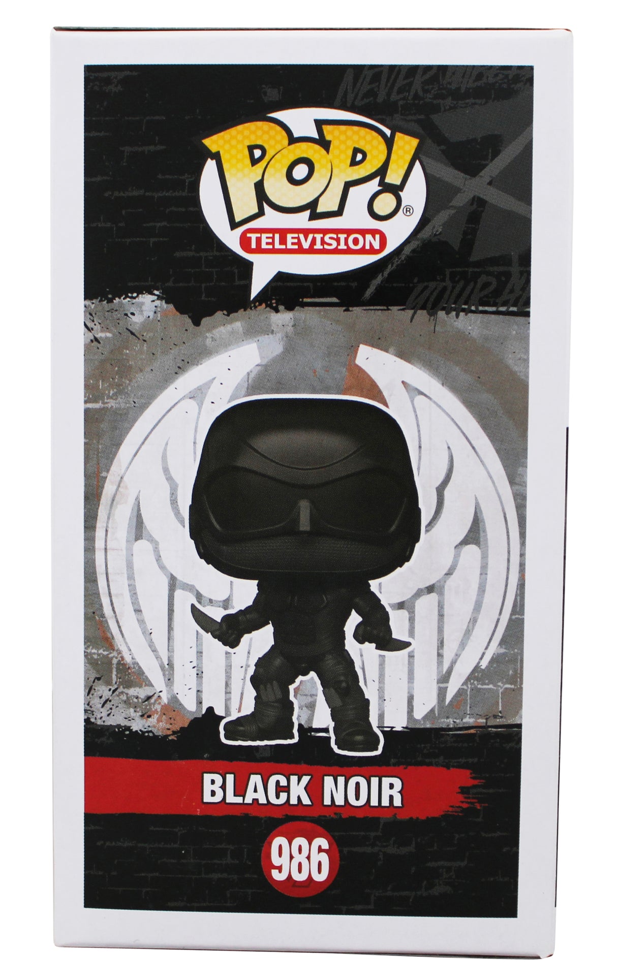 Nathan Mitchell The Boys "Black Noir" Signed #986 Funko Pop Figure JSA #AW31950