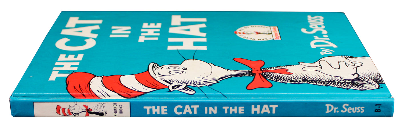 Dr. Seuss "Best Wishes" Signed The Cat in the Hat Hardcover Book BAS #AE13957