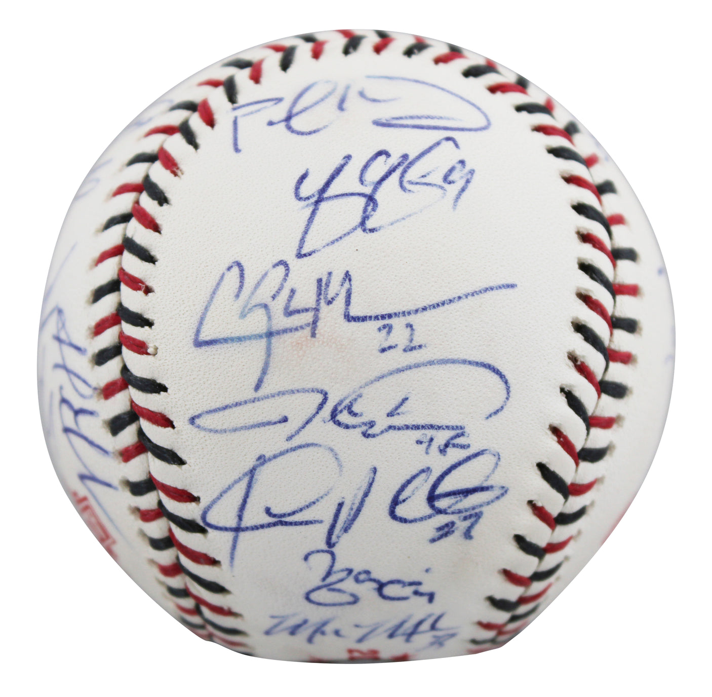 2015 NL ASG (27) Bryant, deGrom, Kershaw, Scherzer Signed Baseball BAS #AE13969