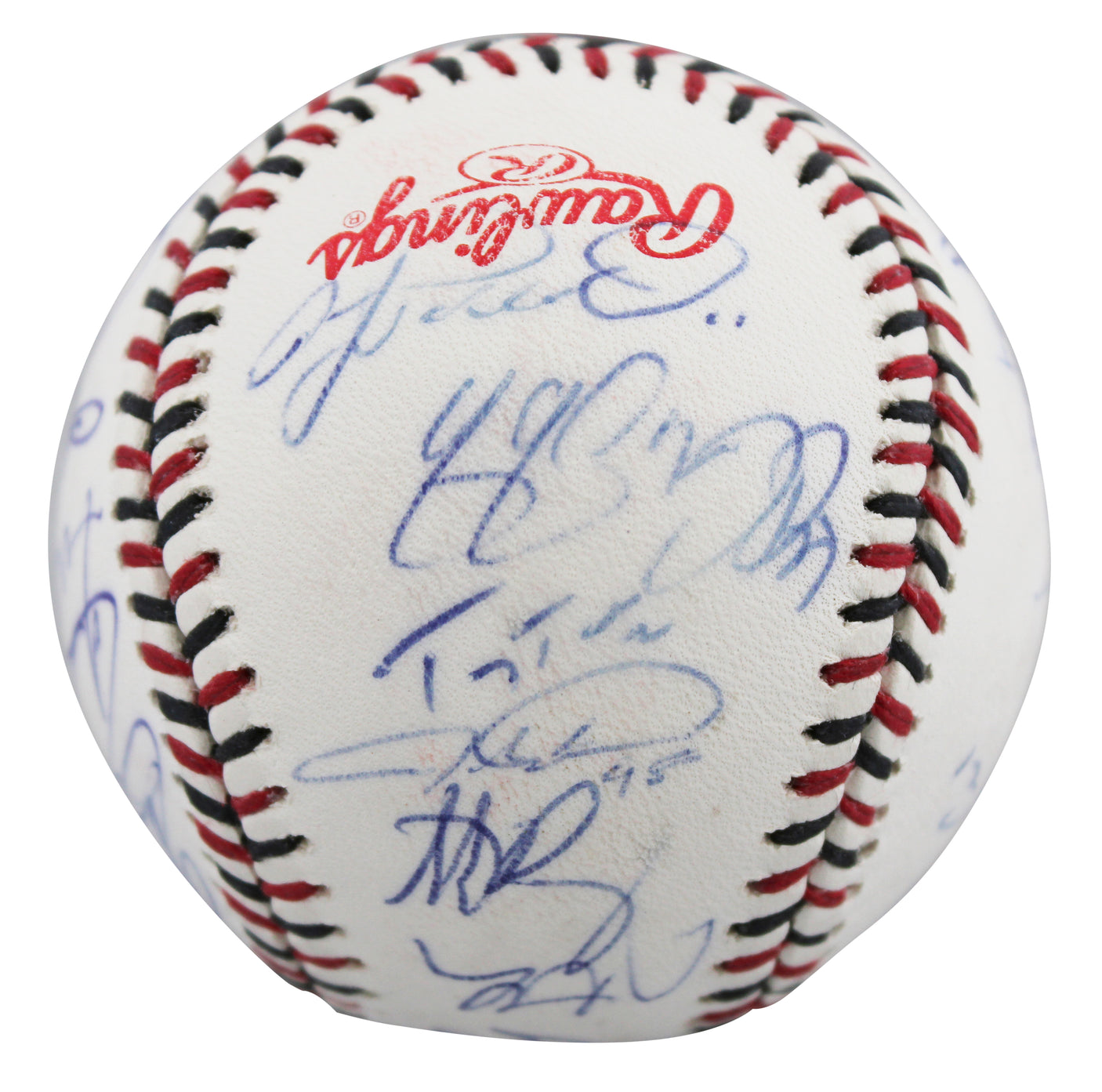 2015 NL ASG (25) Bryant, deGrom, Kershaw, Scherzer Signed Baseball BAS #AE13967