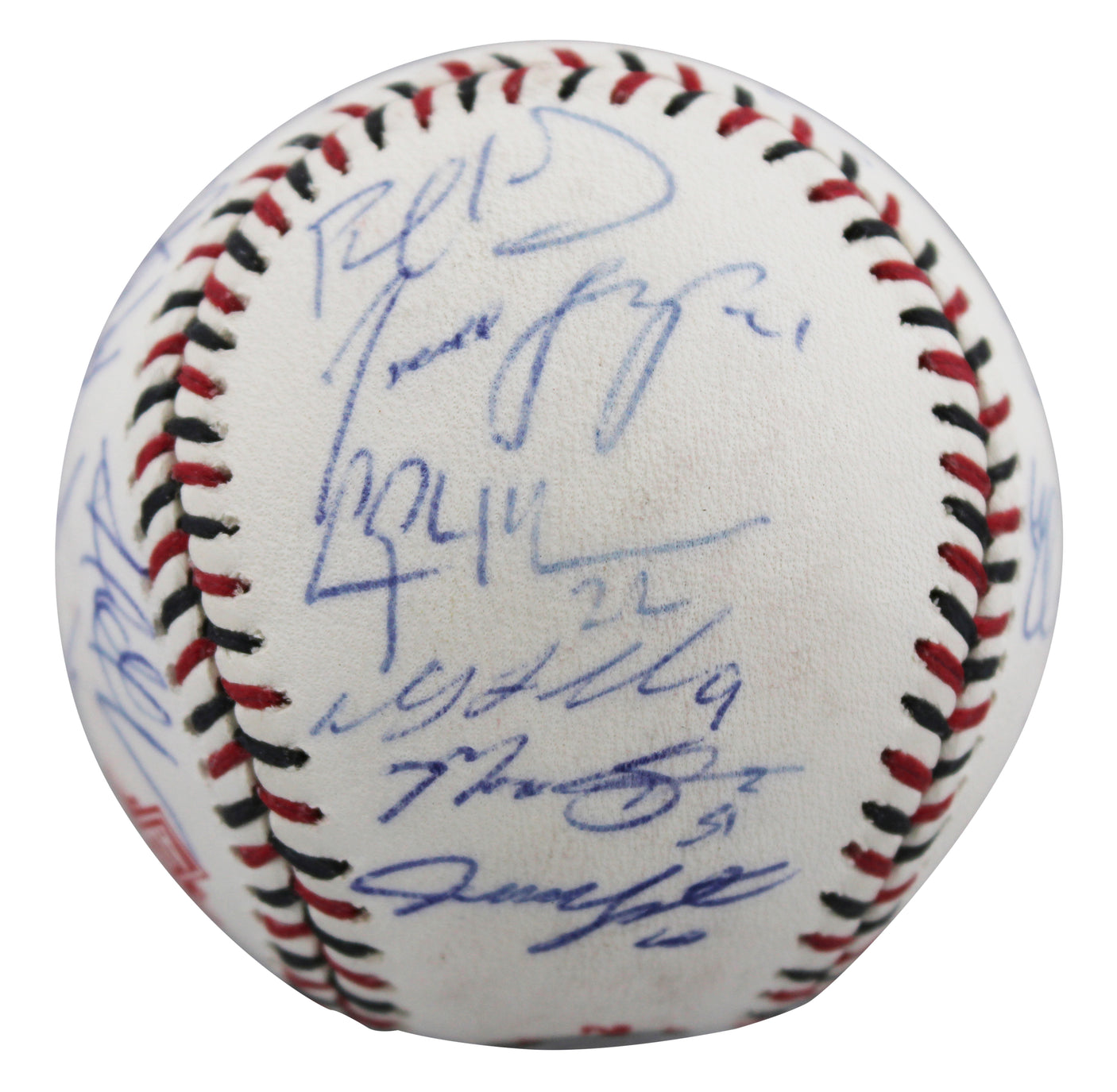 2015 NL ASG (25) Bryant, deGrom, Kershaw, Scherzer Signed Baseball BAS #AE13967
