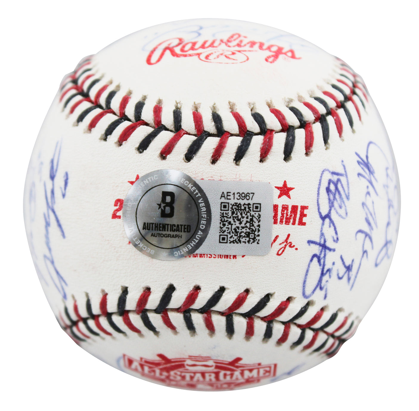 2015 NL ASG (25) Bryant, deGrom, Kershaw, Scherzer Signed Baseball BAS #AE13967