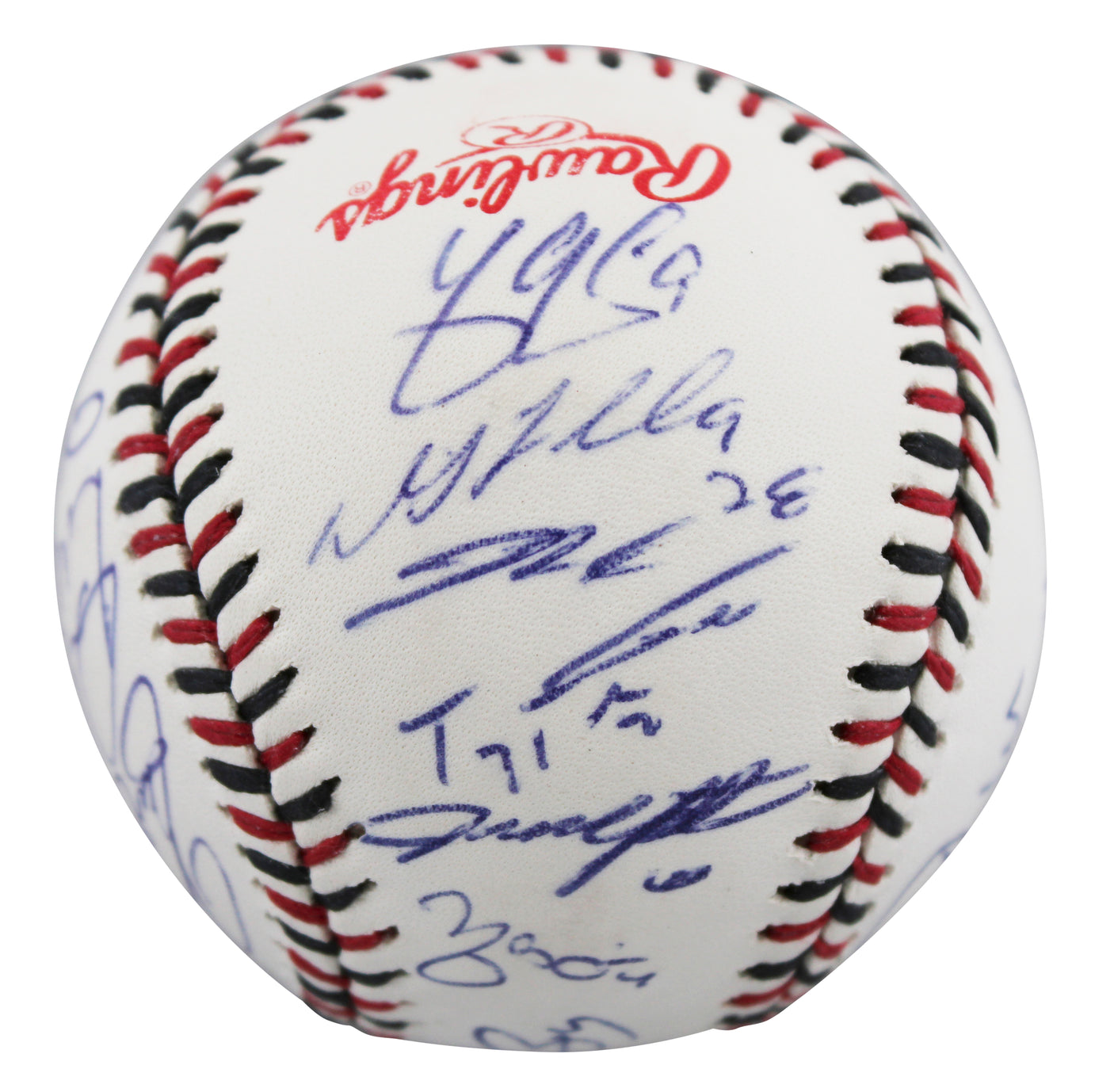 2015 NL ASG (26) Bryant, deGrom, Kershaw, Scherzer Signed Baseball BAS #AE13968