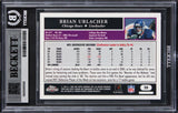 Bears Brian Urlacher Signed 2007 Bowman #199 Card Auto Grade GM 10! BAS Slabbed