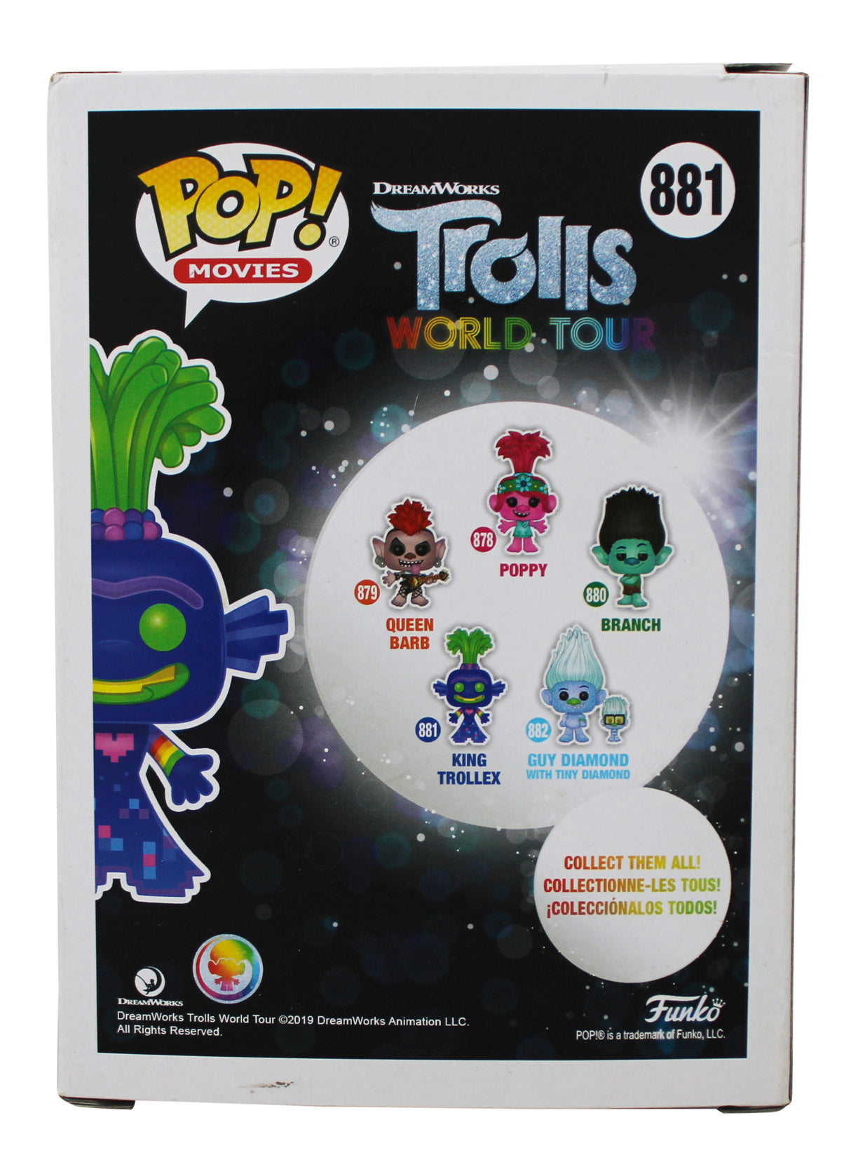 Anthony Ramos Trolls Signed King Trollex #881 Funko Pop Figure BAS #BQ56259