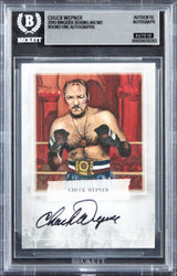 Chuck Wepner Signed 2010 Ringside Boxing #ACW2 Card Auto Grade 10! BAS Slabbed