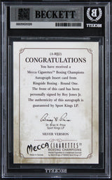 Roy Jones Jr. Signed 2010 Ringside Boxing #ARJJ2 Card Auto Grade 10! BAS Slabbed