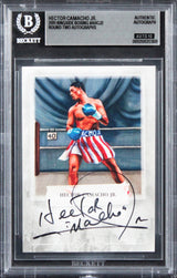 Hector Camacho Jr. Signed 2011 Ringside Boxing #AHCJ2 Card Auto 10! BAS Slabbed