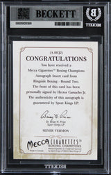 Hector Camacho Jr. Signed 2011 Ringside Boxing #AHCJ2 Card Auto 10! BAS Slabbed