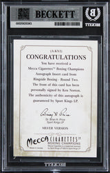 Ken Norton Signed 2011 Ringside Boxing #AKN1 Card Auto Grade GM 10! BAS Slabbed