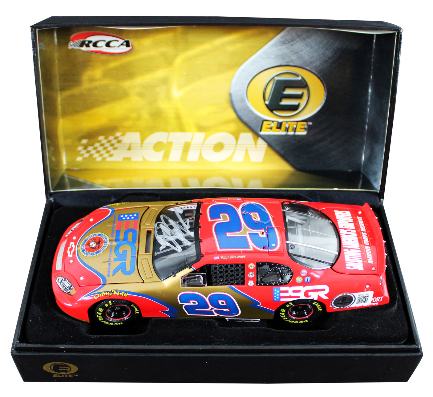 Tony Stewart NASCAR Signed 2004 Monte Carlo 1:24 Scale Die Cast Car BAS #BT57799